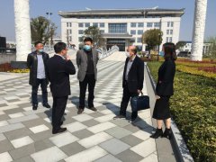 湖州市民政局副局长沈建军来6008集团官方网站调研生态葬