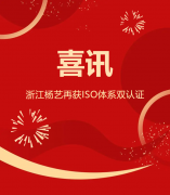 喜讯 | 浙江6008集团官方网站再获ISO系统双认证